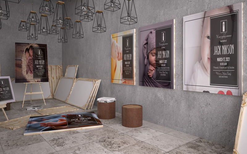 Invito doccia bambino, invito doccia bambino moderno, doccia bambino unisex, inviti doccia bambino, modificabile - Caratteristiche Immagine 6