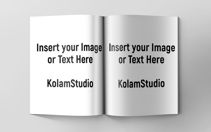 Boekmodel | Tijdschriftomslag PSD Mockup-sjabloon | Notitieboekje Mock Up | Brochuremodel | Boekomslag - Features Image 3
