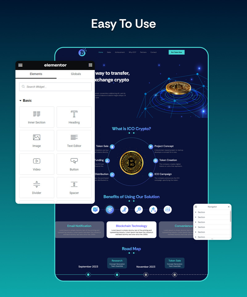 Запуск целевой страницы ICO - Features Image 5