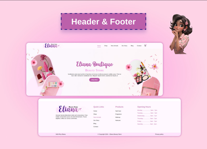 Eliana 美容店 Woo Commerce 网站 - Features Image 7