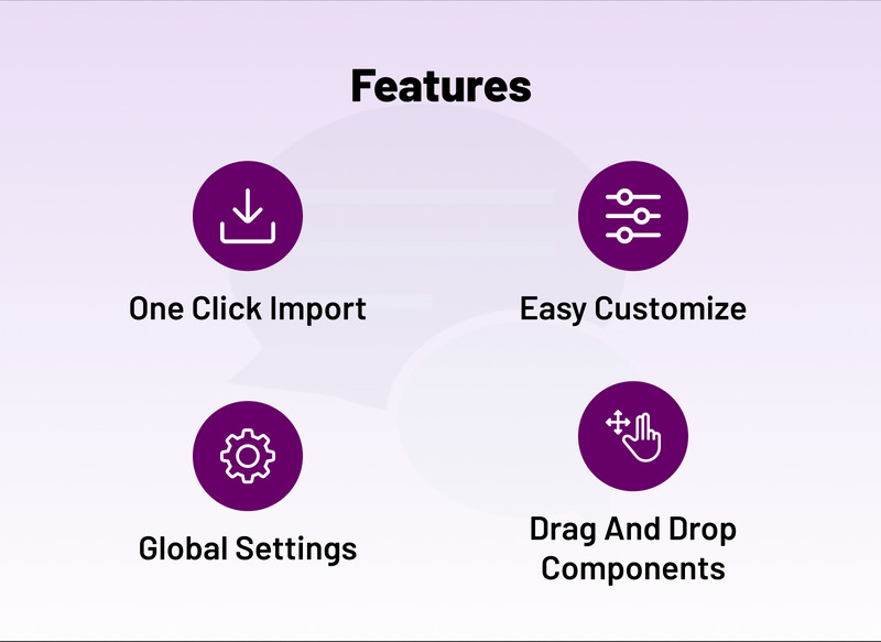 Chat Application Landing Page - Features Image 4