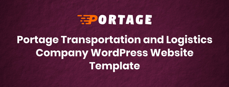 Portage Logistics and Transportation WordPress Elementor Website Template - Features Image 1