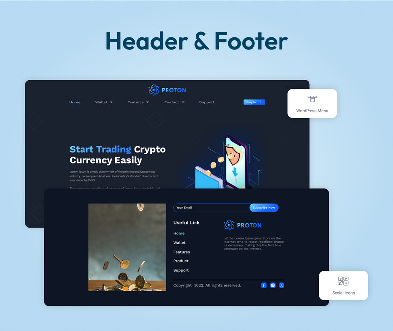 Målsida för Proton Crypto Wallet - Features Image 7