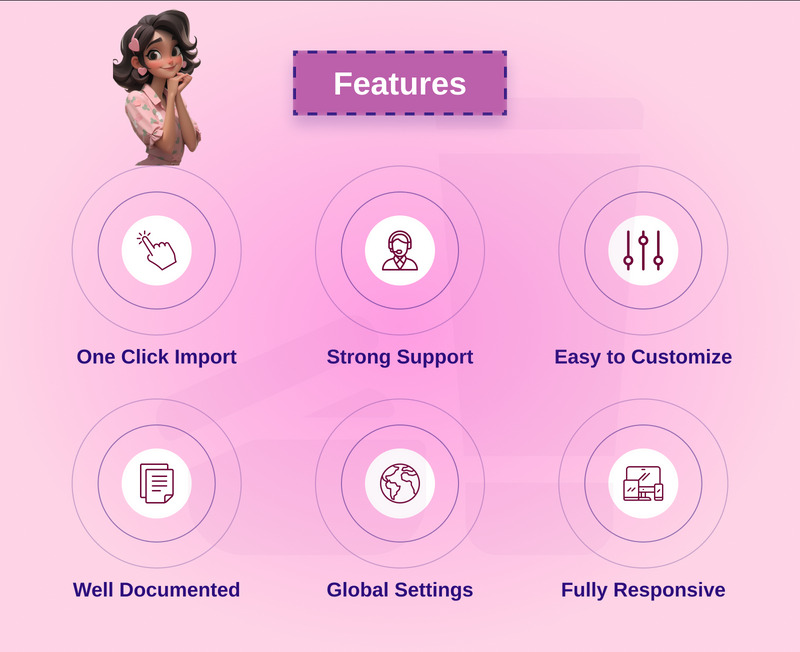 Eliana 美容店 Woo Commerce 网站 - Features Image 4