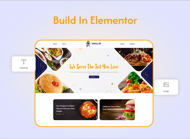 Dineclub Restaurant Landing Page - Features Image 6