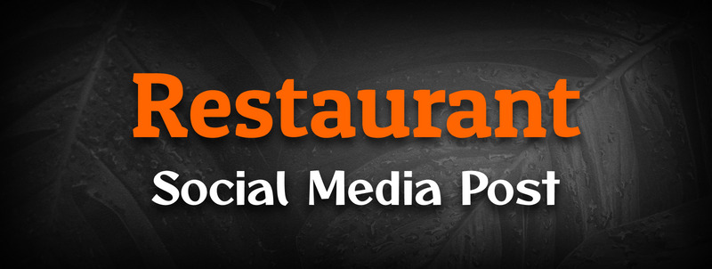 Restaurant - Social Media Post Design Template - Features Image 1