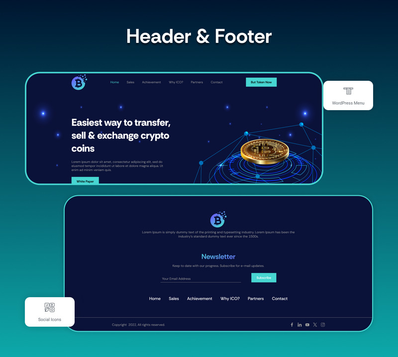 Запуск целевой страницы ICO - Features Image 7