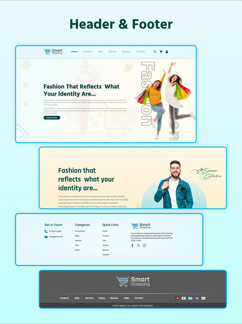 Smart Shopping - E-Commerce Landing Page Figma Kit - Features Image 5