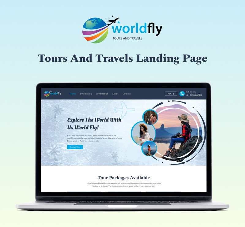 Agencia de viajes - Kit Figma de diseño de página de aterrizaje - Características Imagen 1