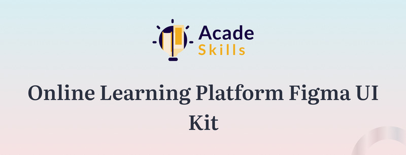 Acade Skills - Online Learning Platform Webbplats Figma Kit - Features Image 1
