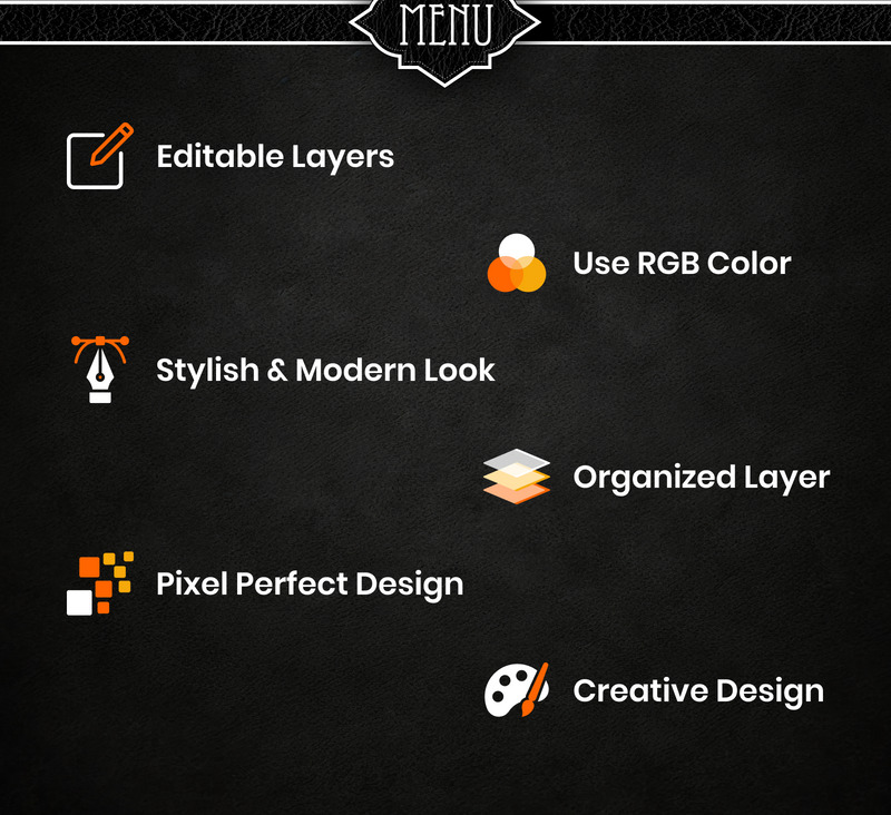 Restaurant - Social Media Post Design Template - Features Image 4
