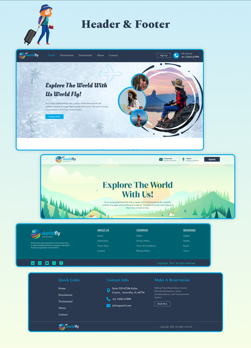 Agencia de viajes - Kit Figma de diseño de página de aterrizaje - Características Imagen 5