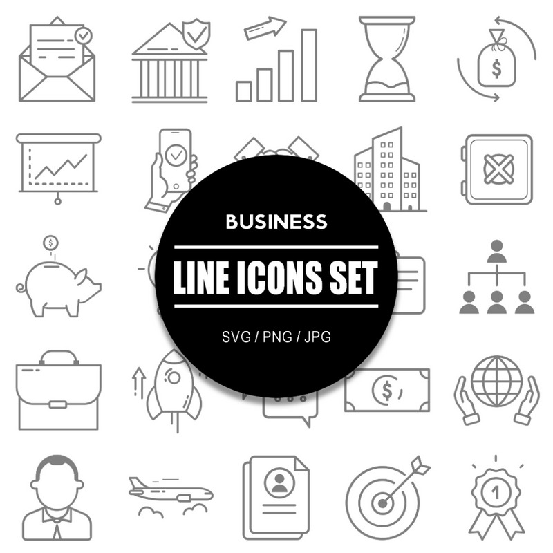 Business Icon Set Bundle Business Pack - Features Image 1