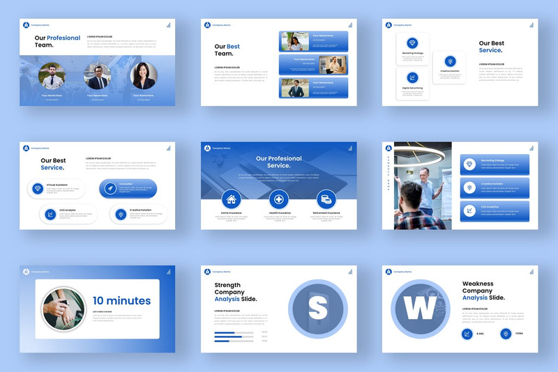 Financi - Modello di PowerPoint per affari finanziari - Caratteristiche Immagine 2