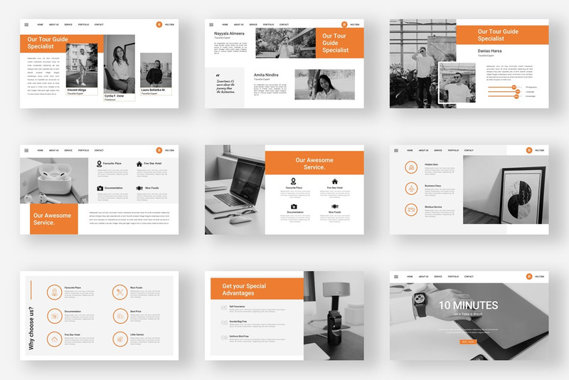 Holtsen - Modello PowerPoint Business - Caratteristiche Immagine 2