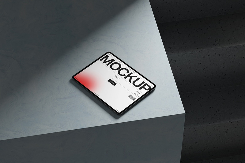 Moderne Tablet-Bildschirm-Mockup-Vorlage - Eigenschaften Bild 1