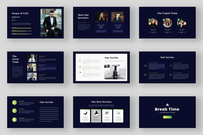 Daun - PowerPoint affärsmall - Features Image 2