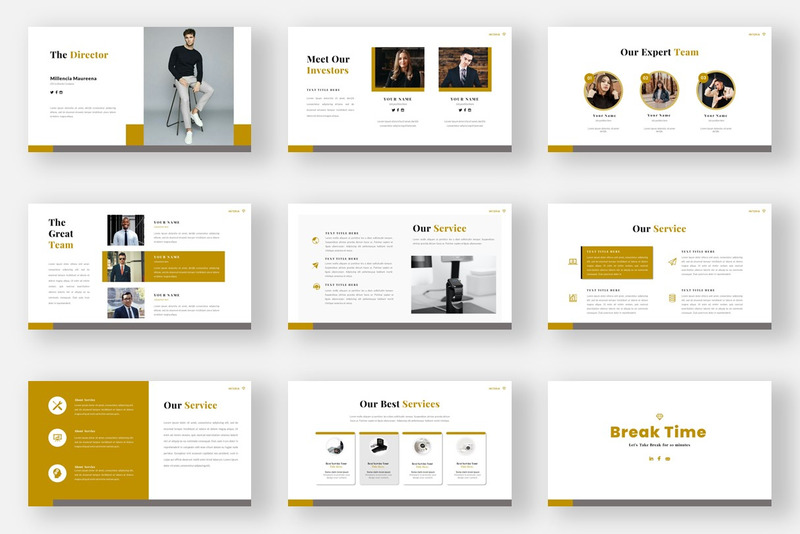 Interia - Бізнес шаблон PowerPoint - Features Image 2
