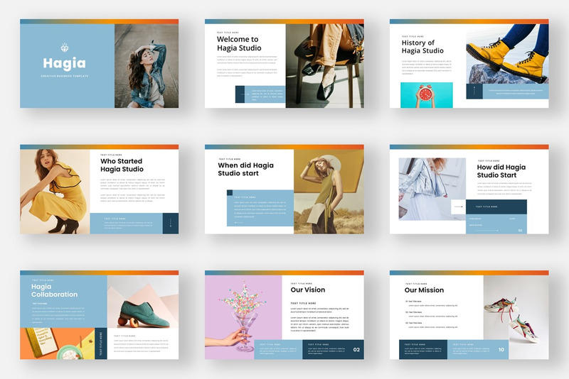 Hagia – Google Slide-Kreativvorlage - Eigenschaften Bild 1