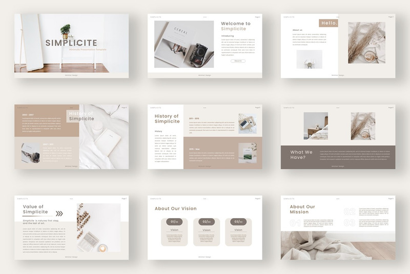 Simplicite - Business PowerPoint Template Free - Features Image 2