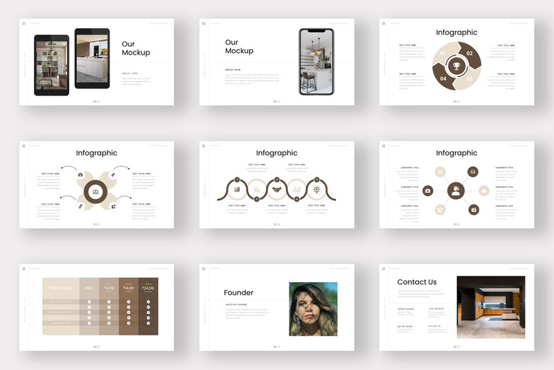 Kuchnia — biznesowy szablon prezentacji Google - Obraz funkcji 4