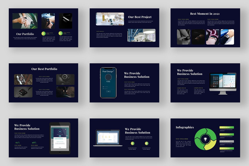 Daun - PowerPoint affärsmall - Features Image 3