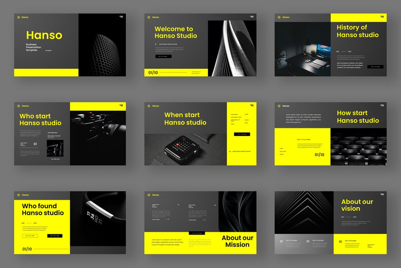 Hanso - Modello di diapositiva Google aziendale - Caratteristiche Immagine 1