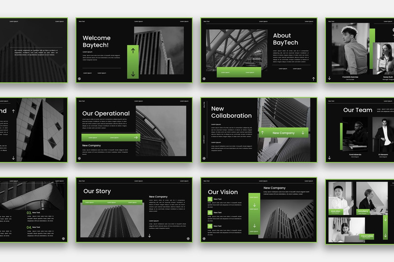 Baytech - Modello aziendale di Google Slide - Caratteristiche Immagine 1