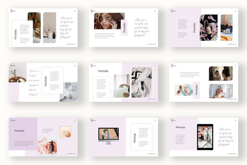 Belleza – Schönheits- und Hautpflege-Google-Folienvorlage - Eigenschaften Bild 3