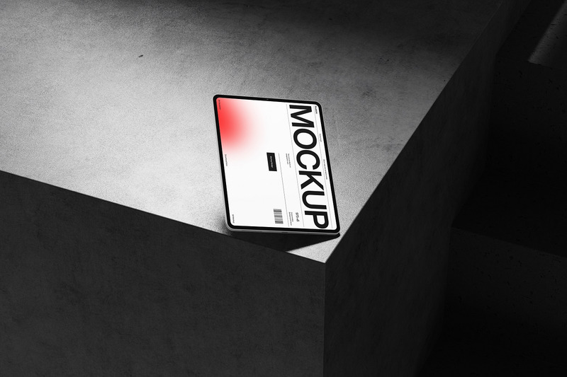 Mockup minimo di tablet per il branding - Caratteristiche Immagine 1