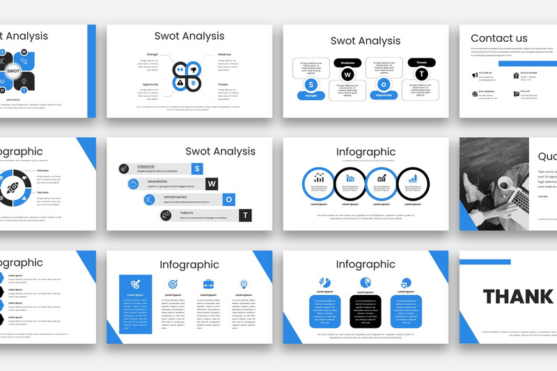 Jihyun - Presentazione aziendale blu e bianca Googleslide - Caratteristiche Immagine 3