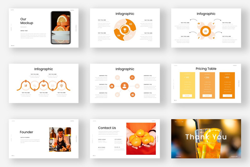 JUSHA - PowerPoint affärsmall - Features Image 4