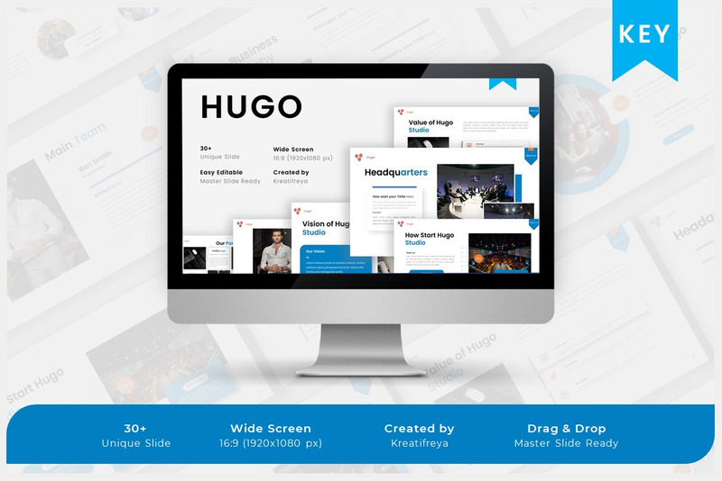 Hugo - Keynote Creative Business-Vorlage - Eigenschaften Bild 1