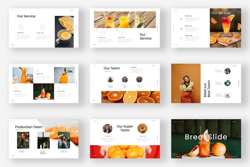JUSHA - PowerPoint affärsmall - Features Image 2