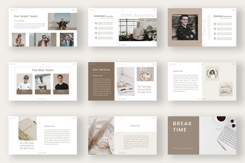 Semplice: modello di diapositiva Google aziendale - Caratteristiche Immagine 3