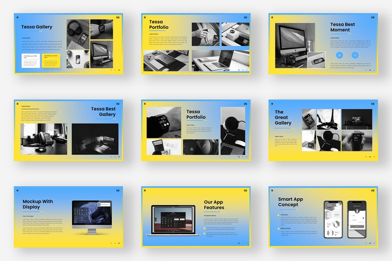 Tessa - Modello di presentazione per diapositive di Google - Caratteristiche Immagine 3