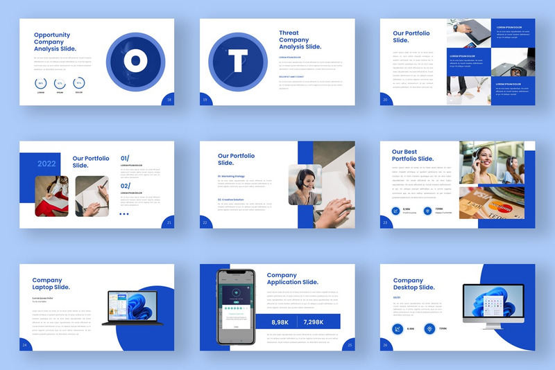 Bancario - Modello di presentazione aziendale di Google Slide - Caratteristiche Immagine 3