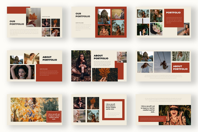 Marinka - PowerPoint Fashion Business - Features Image 3