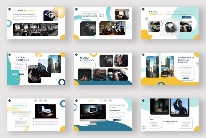 Nicola - Modello PowerPoint per affari creativi - Caratteristiche Immagine 4