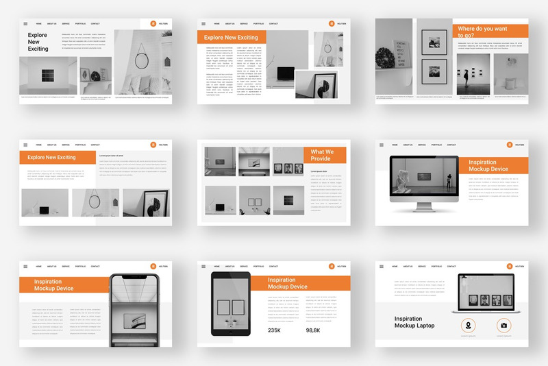 Holtsen - Modello PowerPoint Business - Caratteristiche Immagine 3