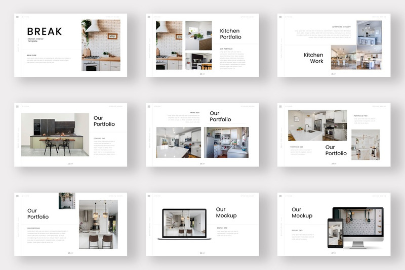 Keuken - Zakelijke PowerPoint-sjabloon - Features Image 3