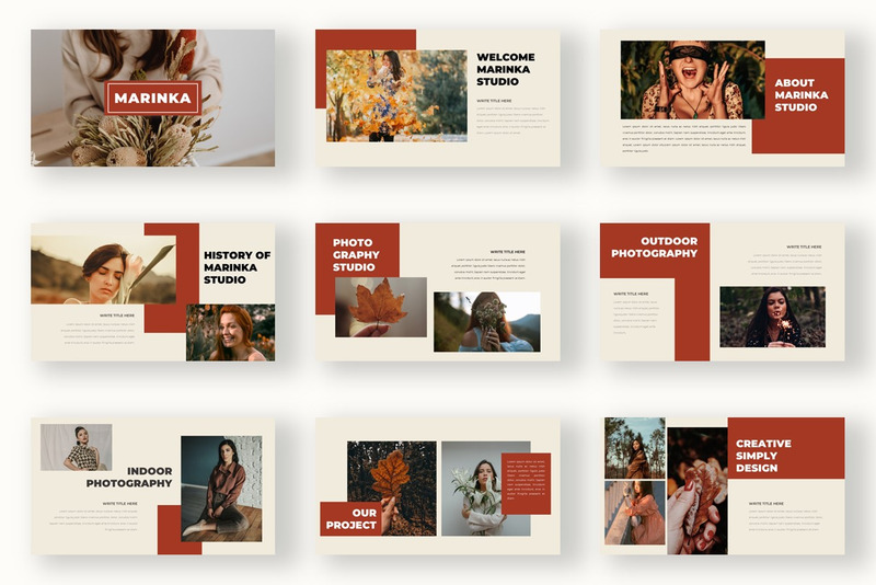 Marinka - Modello di business della moda di Google Slide - Caratteristiche Immagine 1