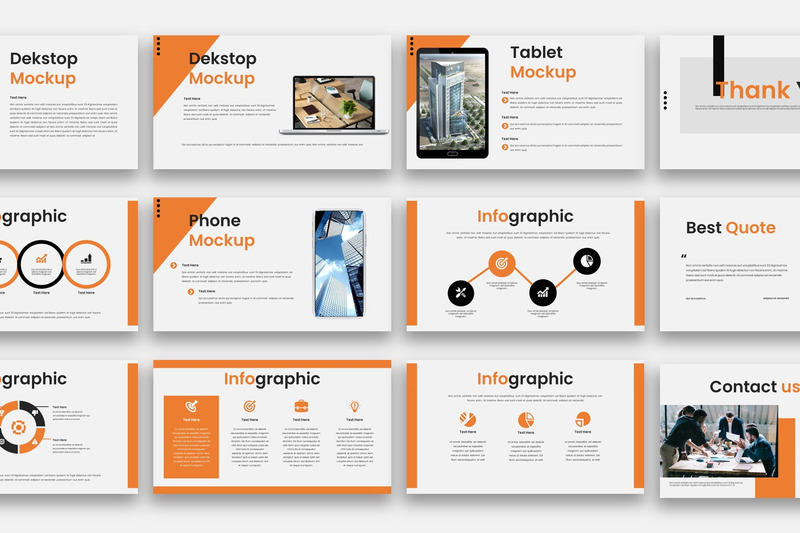 Brillante modello di PowerPoint per affari - Caratteristiche Immagine 3