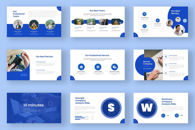 Bancario - Modello di presentazione aziendale di Google Slide - Caratteristiche Immagine 2