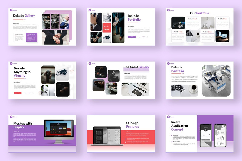 DEKADE - Modello di presentazione in PowerPoint - Caratteristiche Immagine 3