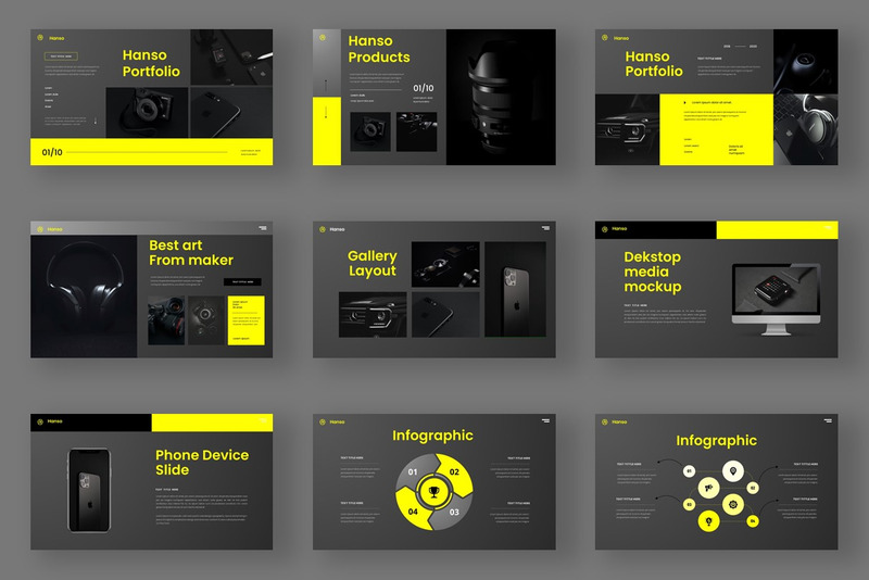 Hanso - Modello di diapositiva Google aziendale - Caratteristiche Immagine 3