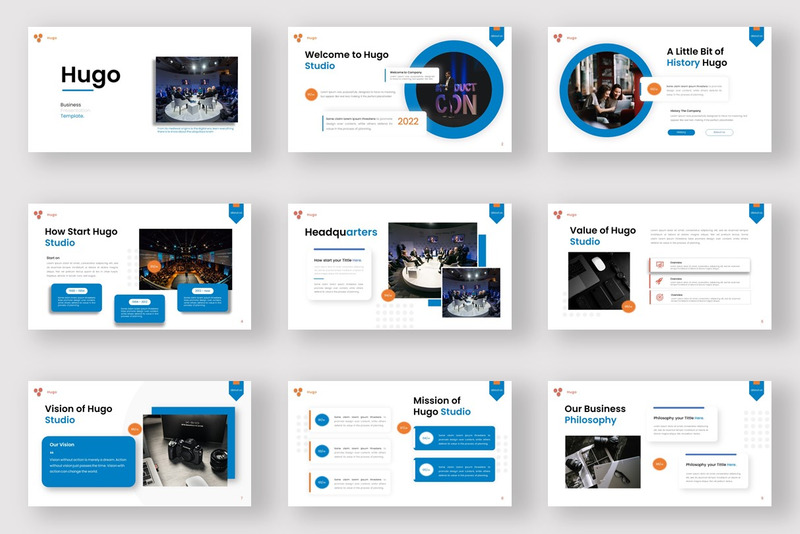 Hugo - Modello di attività creativa di Google Slide - Caratteristiche Immagine 2