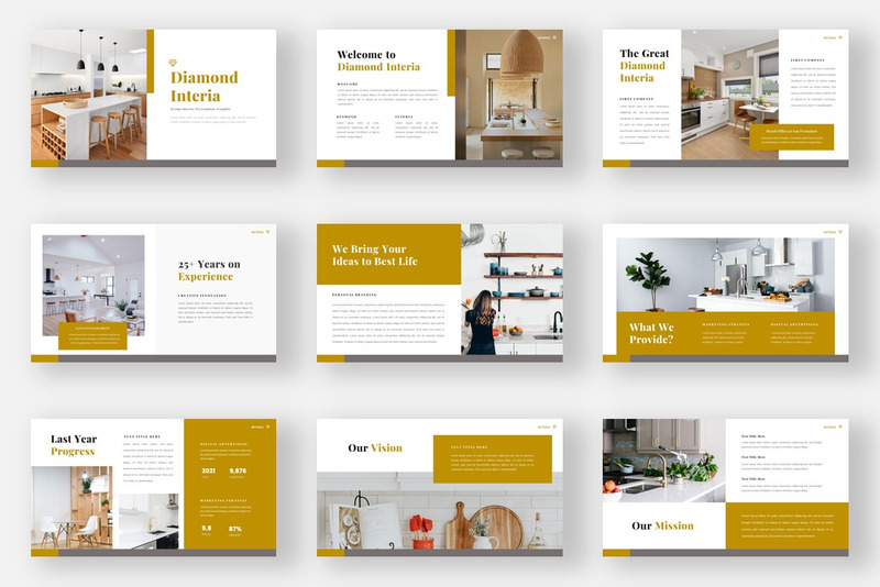 Interia - Бізнес шаблон PowerPoint - Features Image 1