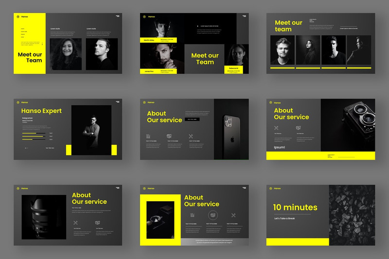 Hanso - Modello di diapositiva Google aziendale - Caratteristiche Immagine 2