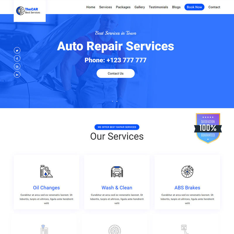 Thecar - Шаблон целевой страницы по ремонту автомобилей - Features Image 1